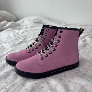 Doc Marten Boots Shoes Pink/Purple W7